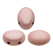 Perles en verre Samos® par Puca® 5x7 mm Opaque Light Rose Ceramic Look x10g|raw }}