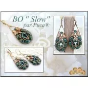 Perles en verre Samos® par Puca® 5x7 mm Opaque Light Rose Ceramic Look x10g