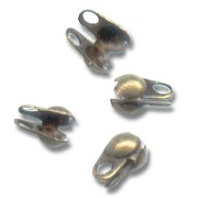Embouts pour chaîne maille boule 1,5 mm bronze x50|raw }}