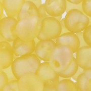 Mini-gouttes Miyuki 3.4 mm DP132FR - Tr Light Topaz Mat AB x8g|raw }}