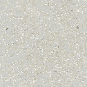 Preciosa Perles rocailles 15/0 - 1.5 mm Crystal Silver Lined x20g