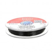 Fil élastique 0.5 mm Stretch Magic Elastic Cord - Noir x25m