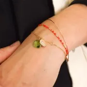 Breloque astrologique - signe du zodiaque Capricorne 13 mm Plaqué Or 3 microns x1