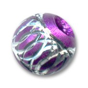 Perles aluminium  8 mm Violet x10|raw }}