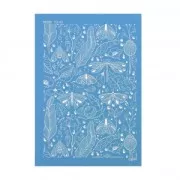 Silk Screen Moiko pour Pâte polymère 74x105 mm - Libellules 10.43