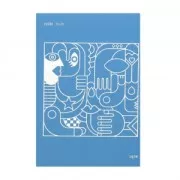 Silk Screen Moiko pour Pâte polymère 74x105 mm - Abstrait 10.20