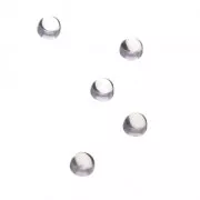 Cabochons ronds 3 mm à coller ou à sertir Quartz Rose x5