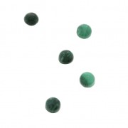 Cabochons ronds 3 mm à coller ou à sertir en pierre gemme - Malachite x5|raw }}