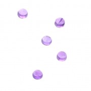 Cabochons ronds 3 mm à coller ou à sertir Améthyste x5