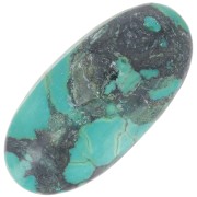 Cabochon ovale 30x15 mm Turquoise naturelle x1|raw }}