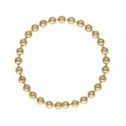 Bague fine Taille 50-51 chaîne maille boule 1.5 mm - Gold filled (or laminé) x1|raw }}