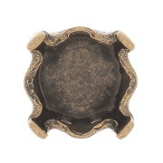 Serti griffe pour cabochon PureCrystal 1122 Rivoli 6 mm - Bronze x1