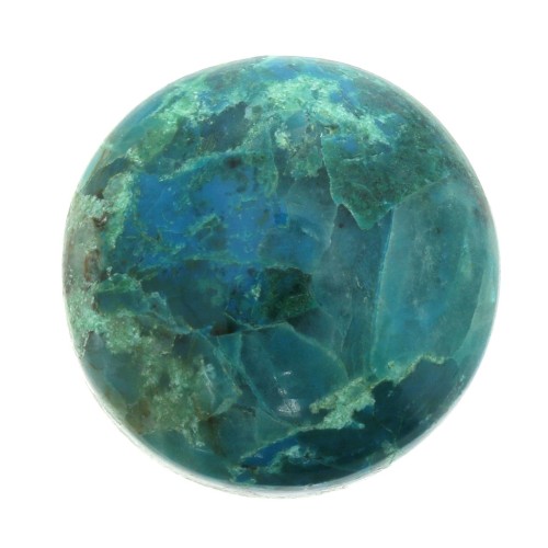 Cabochon rond 20 mm Chrysocolle