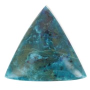 Cabochon triangle 18 mm Chrysocolle