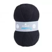 DMC Laine Knitty 6 - Noir (n°965) x 137m