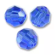 Perle ronde  PureCrystal 5000 8 mm Sapphire  x1