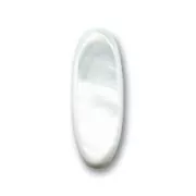 Cabochon ovale 22x8 mm Nacre Blanc