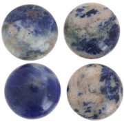 Cabochon rond 20 mm Sodalite