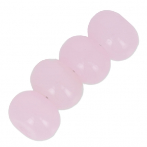 Rondes aplaties 14 mm Rose x10