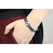 Bracelet spécial tissage de perles Miyuki 10x150 mm en Acier inox x1