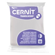 Pâte Cernit Translucent 56gr Glitter Blanc (n°010)