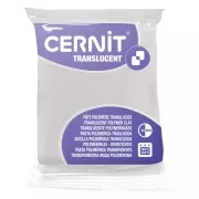 Pâte Cernit Translucent 56gr Glitter Blanc (n°010)
