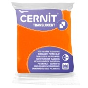 Pâte Cernit Translucent - Orange (n°752) x56gr