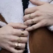 Bague fine ovale Vierge taille 50 en Argent 925 x1