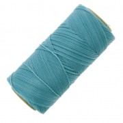 Bobine de fil ciré Linhasita pour micro macramé 0.75 mm - Baby Blue (398) x228m|raw }}