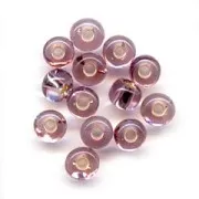 Preciosa Perles rocailles 5/0 4.5 mm - Light Amethyst Silver Lined x20g