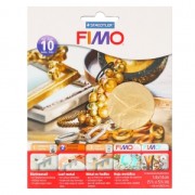 Feuilles de métal 140x140 mm Doré x10