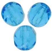 Facettes 6 mm Aquamarine  x25