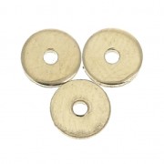 Perles rondelles Heishi 5mm en Gold filled (or laminé)  x4|raw }}