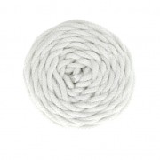 Bobine de cordon en coton pour macramé Cotton Air 5 mm - Blanc x50m|raw }}