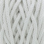 Bobine de cordon en coton pour macramé Cotton Air 5 mm - Blanc x50m