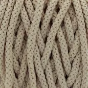 Bobine de cordon en coton pour macramé Cotton Air 5 mm - Lin x50m