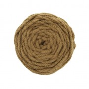 Bobine de cordon en coton pour macramé Cotton Air 5 mm - Sable foncé x50m|raw }}