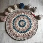 Bobine de cordon en coton pour macramé Cotton Air 5 mm - Noir x50m