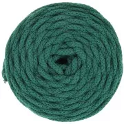 Vert bouteille - Bobine de cordon en coton pour macramé Cotton Air 5 mm - Vert Bouteille x50m Bobine de cordon en coton pour macramé Cotton Air 5 mm - Vert Bouteille x50m