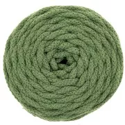 - Bobine de cordon en coton pour macramé Cotton Air 5 mm - Vert eucalyptus x50m Bobine de cordon en coton pour macramé Cotton Air 5 mm - Vert eucalyptus x50m