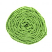 Bobine de cordon en coton pour macramé Cotton Air 5 mm - Vert menthe x50m