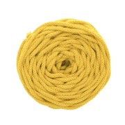 Bobine de cordon en coton pour macramé Cotton Air 5 mm - Moutarde x50m|raw }}