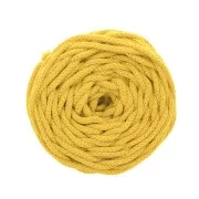 Tournesol - Bobine de cordon en coton pour macramé Cotton Air 5 mm - Moutarde x50m Bobine de cordon en coton pour macramé Cotton Air 5 mm - Moutarde x50m