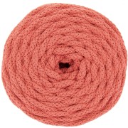 Bobine de cordon en coton pour macramé Cotton Air 5 mm - Orange x50m|raw }}