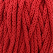 Bobine de cordon en coton pour macramé Cotton Air 5 mm - Rouge x50m