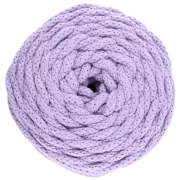 Mauve - Bobine de cordon en coton pour macramé Cotton Air 5 mm Mauve x 50m Bobine de cordon en coton pour macramé Cotton Air 5 mm Mauve x 50m