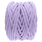 Bobine de cordon en coton pour macramé Cotton Air 5 mm Mauve x 50m