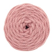 Bobine de cordon en coton pour macramé Cotton Air 5 mm - Blush x50m