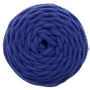 Bleu Marine - Bobine de cordon en coton pour macramé Cotton Air 5 mm - Bleu Marine x50m Bobine de cordon en coton pour macramé Cotton Air 5 mm - Bleu Marine x50m
