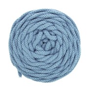 Bobine de cordon en coton pour macramé Cotton Air 5 mm - Bleu clair x50m|raw }}